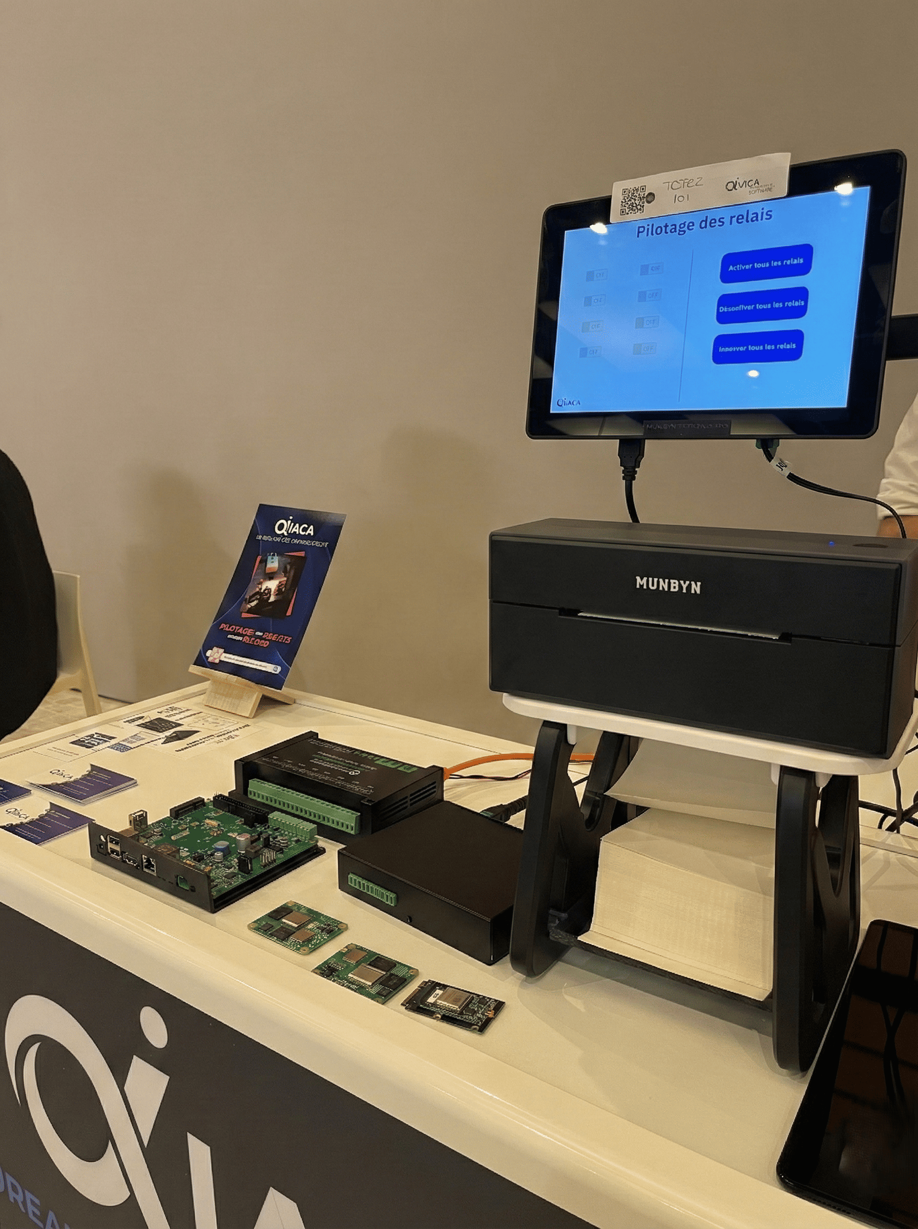 Démonstration technique de la IACA Box exposée sur notre stand au Salon SIDO.